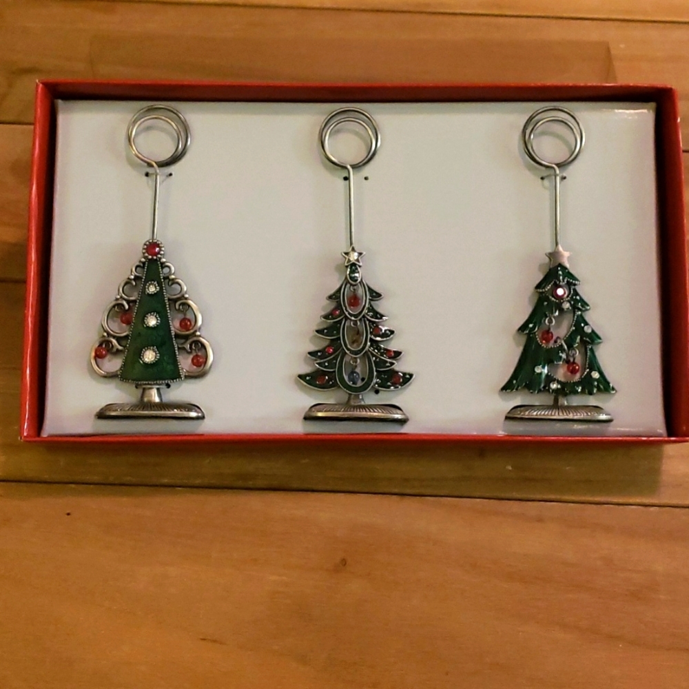 Christmas photo clips/ name card holder